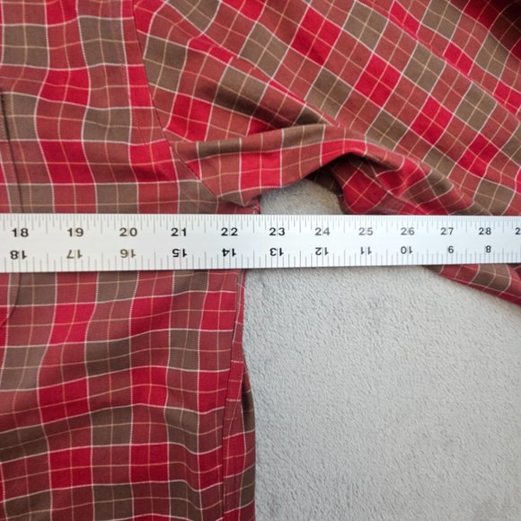 Brooks Brothers 346 Shirt Men's‎ Medium Red Plaid Button Down Comfortable Casual - Picture 4 of 8